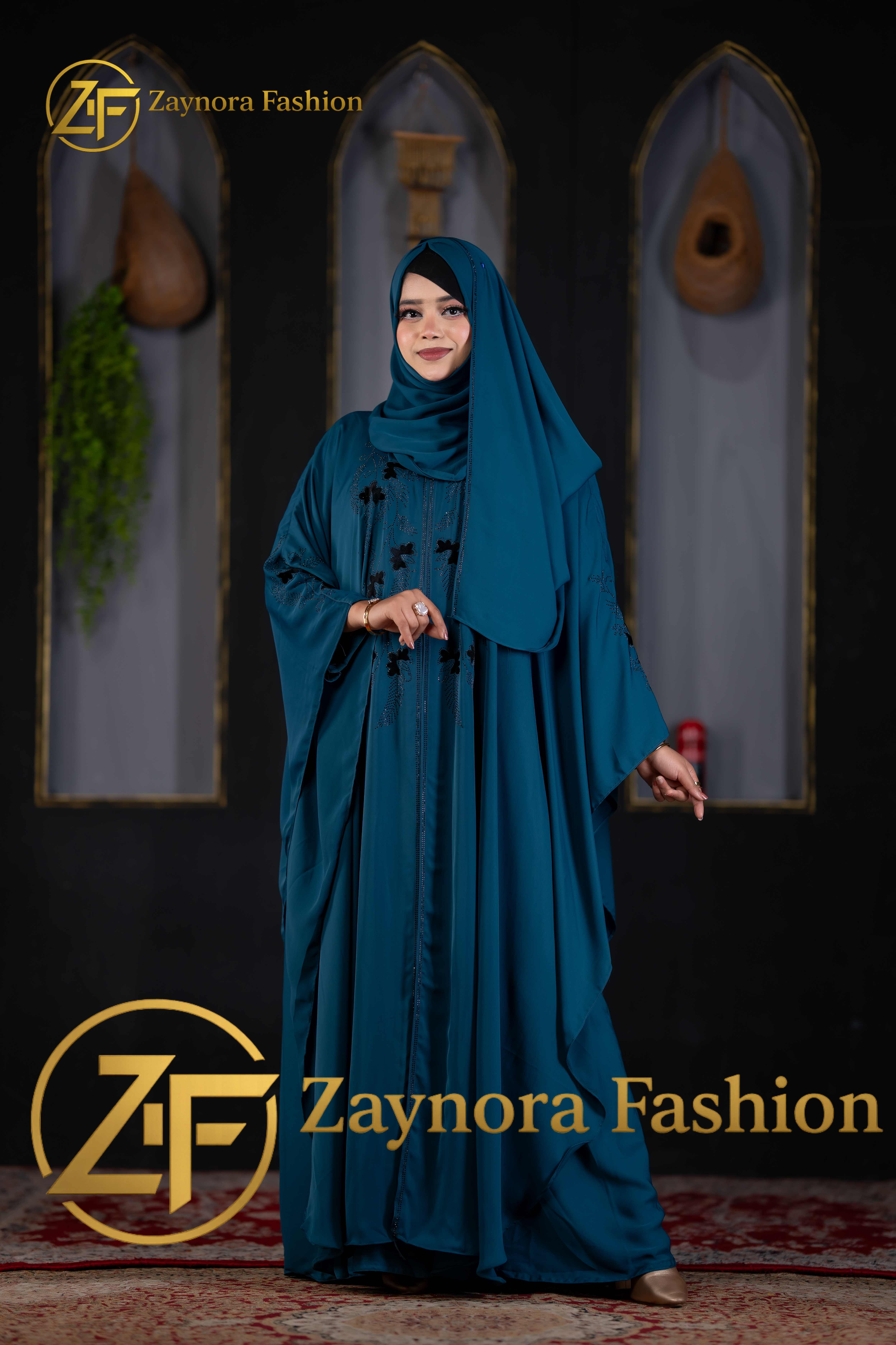 Valbet Abaya Color Sea Green
