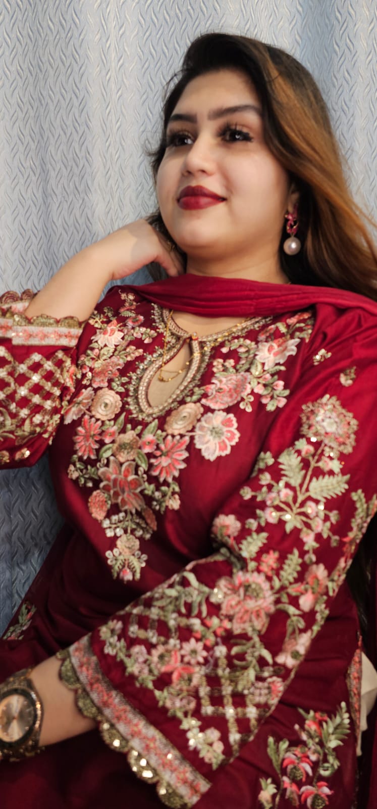 ঈদ স্পেশাল পাকিস্তানি ইন্সপায়ার্ড প্রিমিয়াম কটন থ্রি-পিস ✨🌙