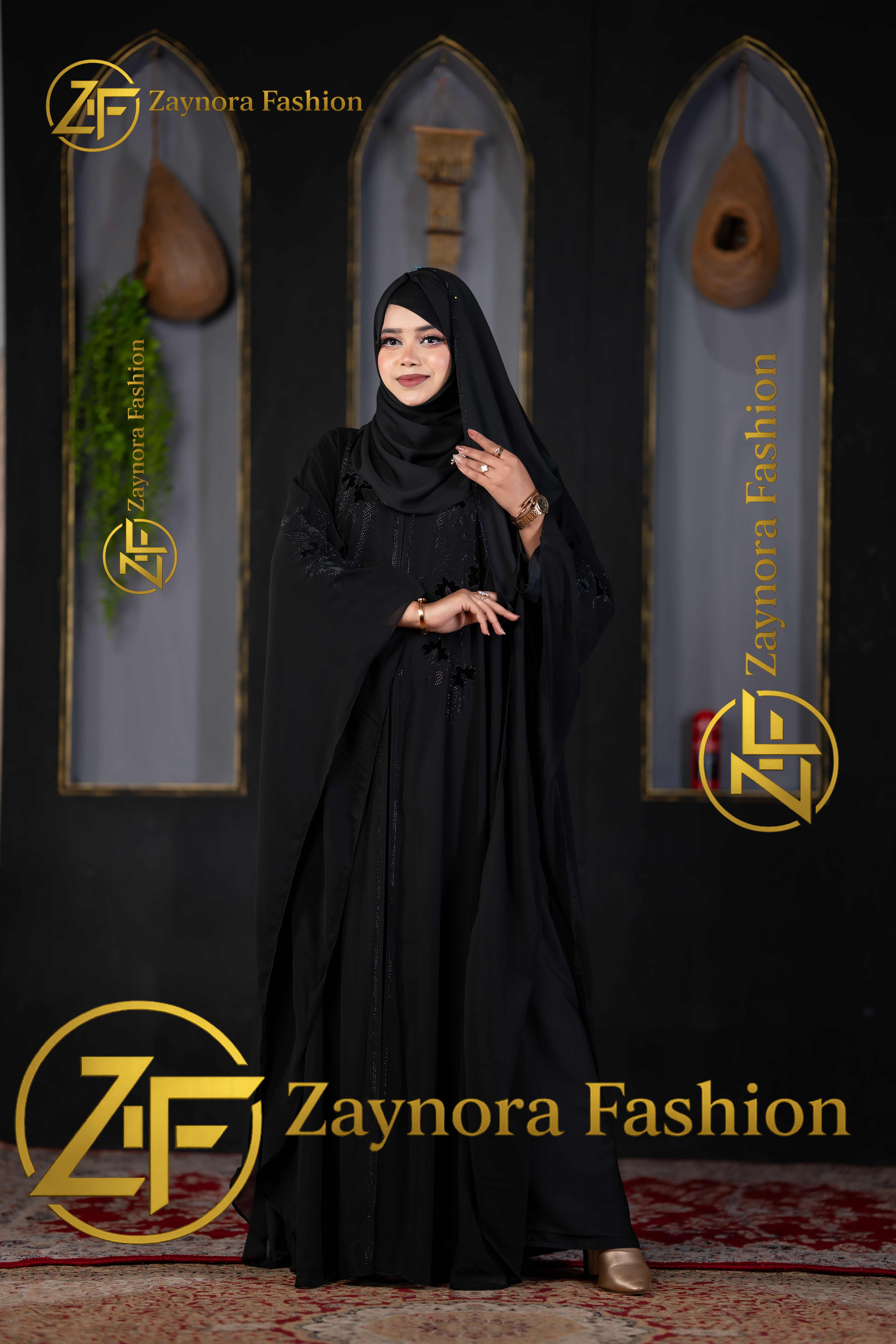 Valbet Abaya Color Black